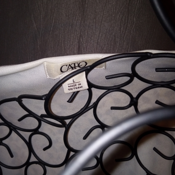 Cato white crochet in-lined blouse - Picture 2 of 3